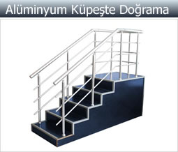 alüminyum küpeşte korkuluk doğrama ve montajı uygulama