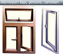 alüminyum yalıtımlı ve yalıtımsız kapı ve pencere, camekan doğrama ve uygulama